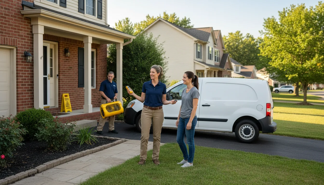 Water restoration image for Water Damage & Restoration Services in Grace City, ND